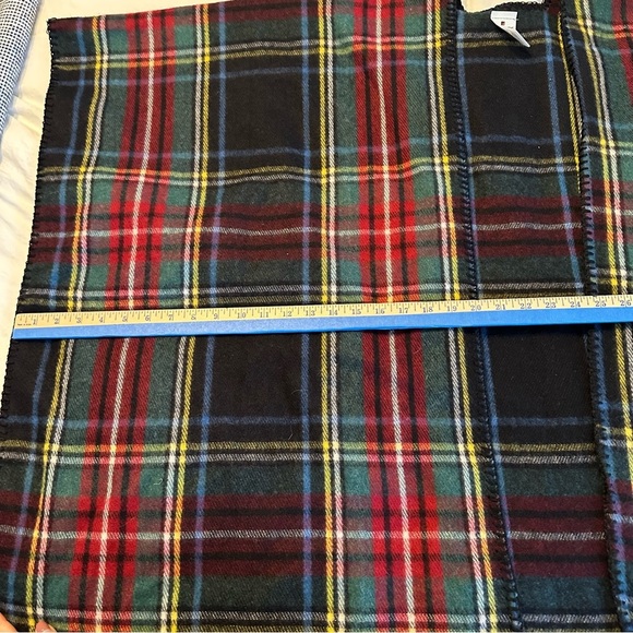 Woolrich women's Cozy Blanket Wrap shawl cape tartan plaid - one size (j10) - Picture 9 of 11